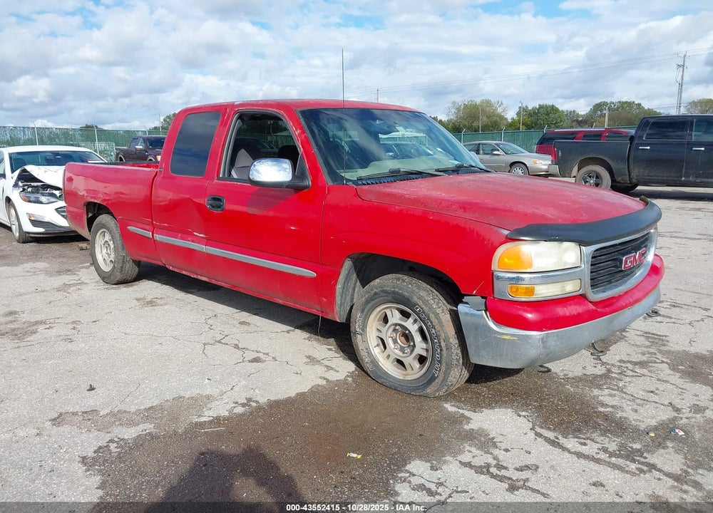 2001 GMC SIERRA 1500 SLE VIN: 2GTEC19T611275992