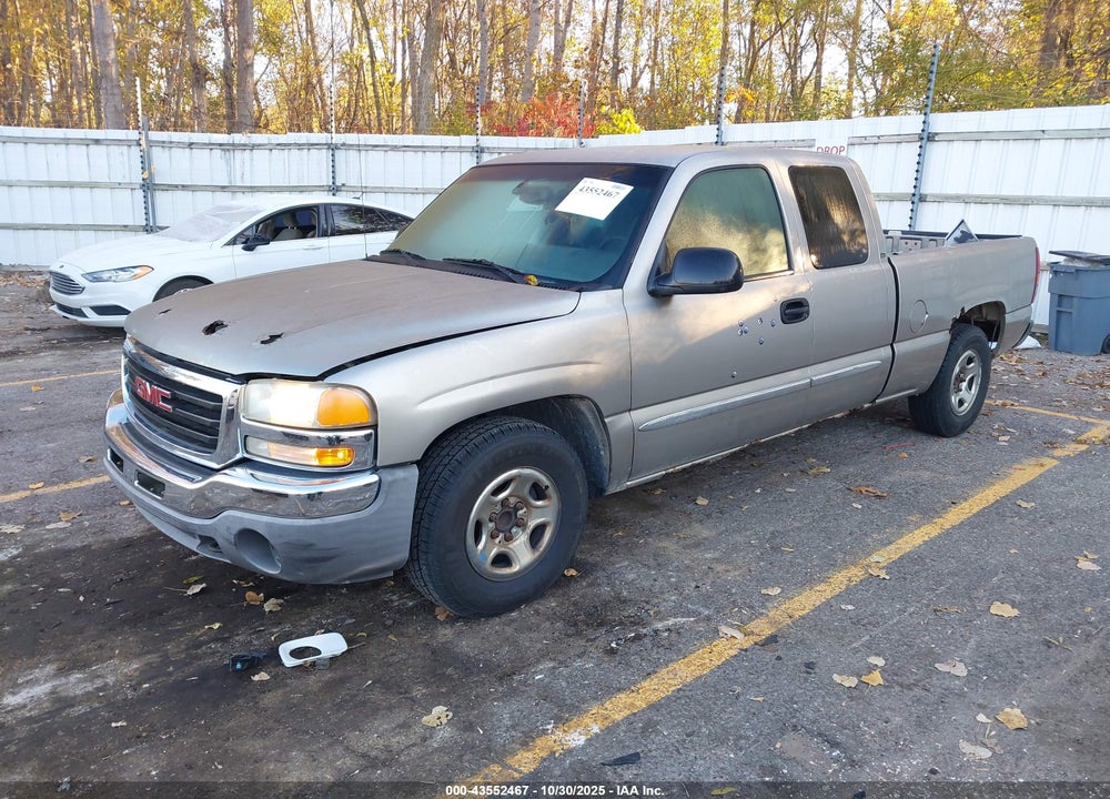 2003 GMC SIERRA 1500 SLE VIN: 1GTEC19V43Z332251