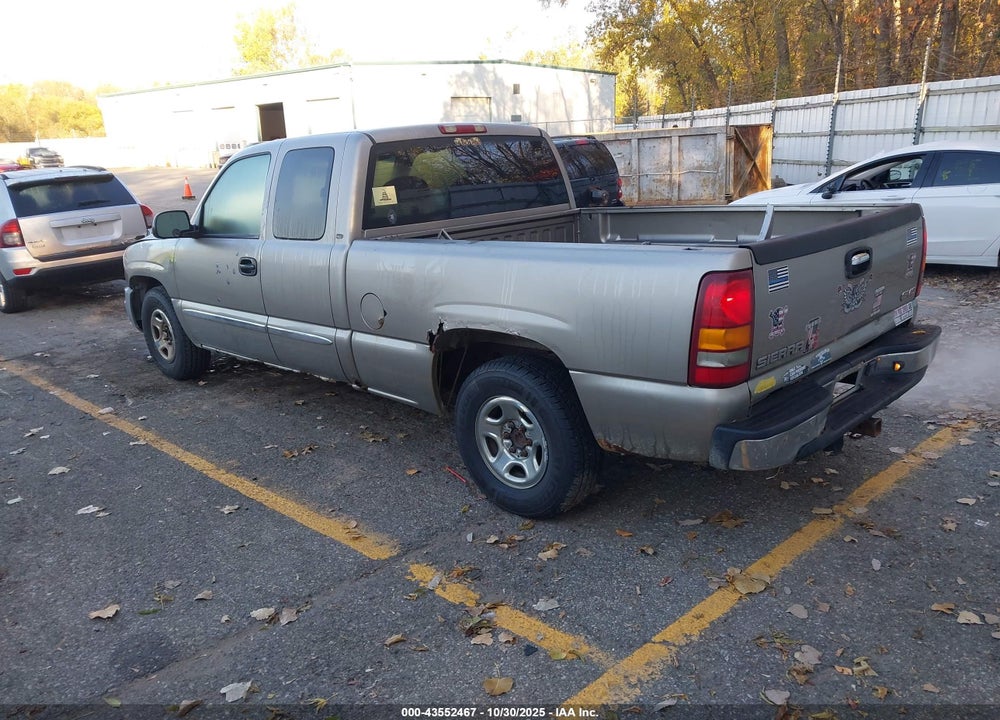 2003 GMC SIERRA 1500 SLE VIN: 1GTEC19V43Z332251