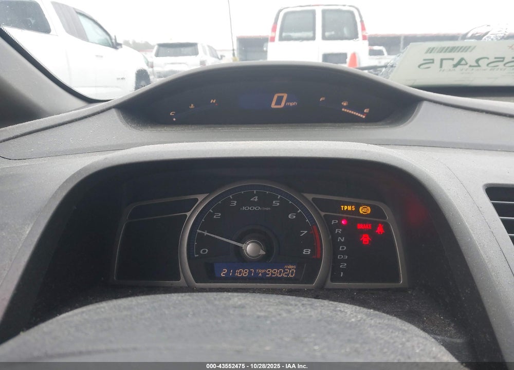2010 HONDA CIVIC VIN: 2HGFA1F39AH531565