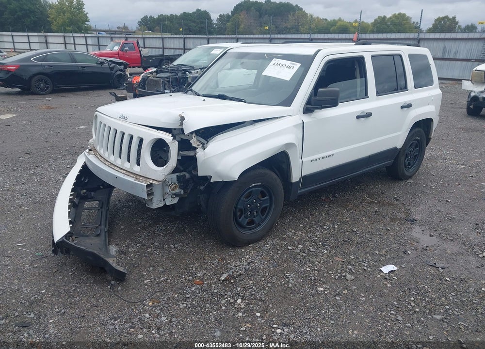 2016 JEEP PATRIOT SPORT VIN: 1C4NJPBA9GD732454