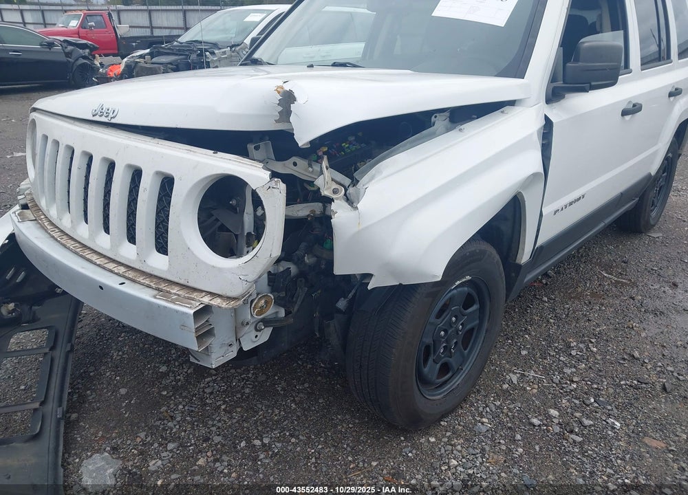 2016 JEEP PATRIOT SPORT VIN: 1C4NJPBA9GD732454