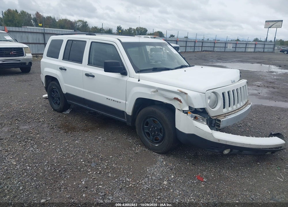 2016 JEEP PATRIOT SPORT VIN: 1C4NJPBA9GD732454