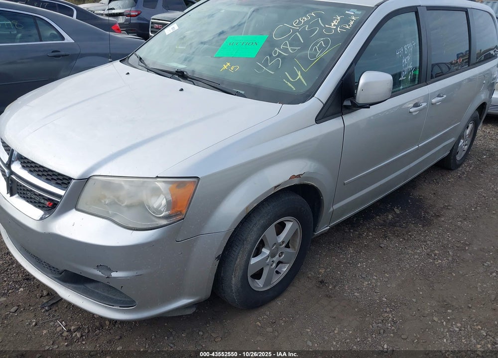 2012 DODGE GRAND CARAVAN SXT VIN: 2C4RDGCG0CR334262