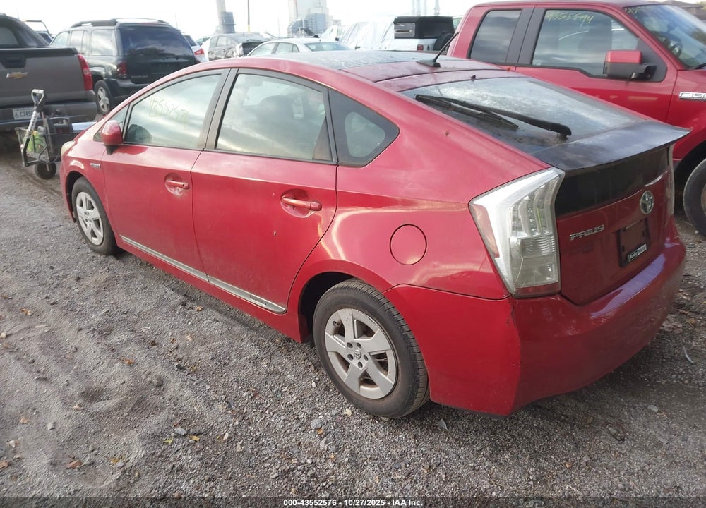 2011 TOYOTA PRIUS THREE VIN: JTDKN3DU7B0315423