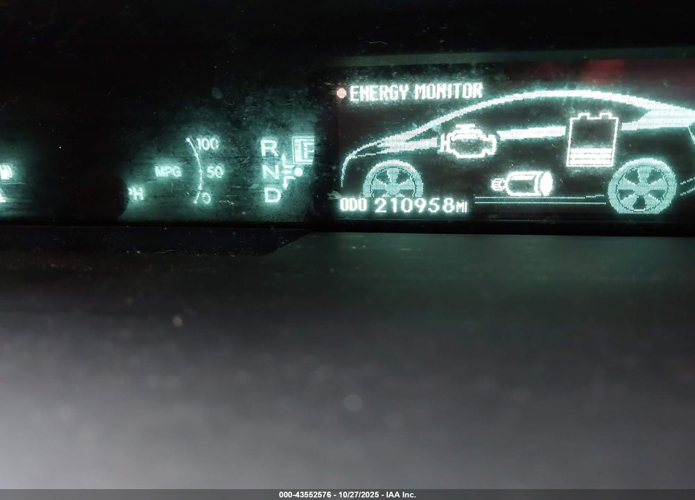 2011 TOYOTA PRIUS THREE VIN: JTDKN3DU7B0315423
