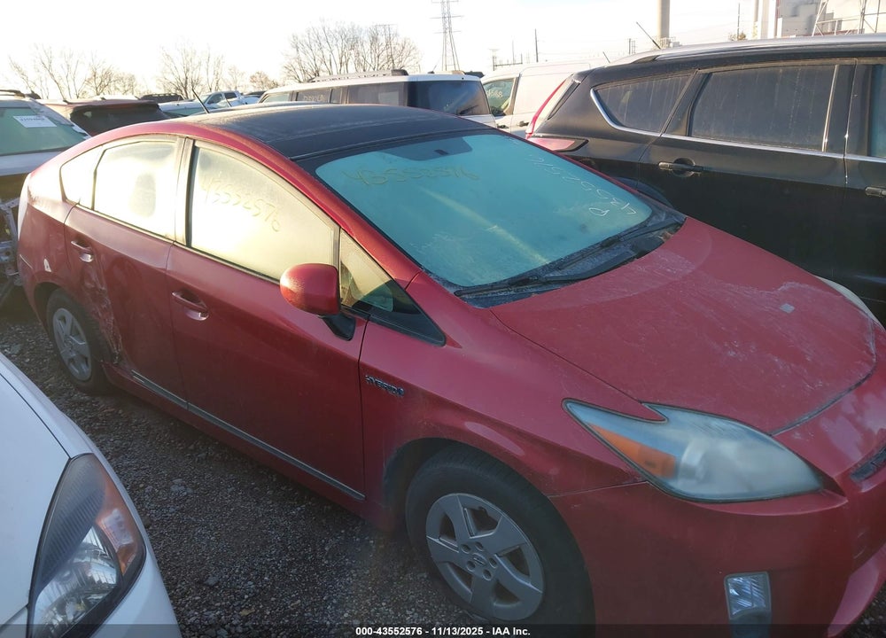2011 TOYOTA PRIUS THREE VIN: JTDKN3DU7B0315423