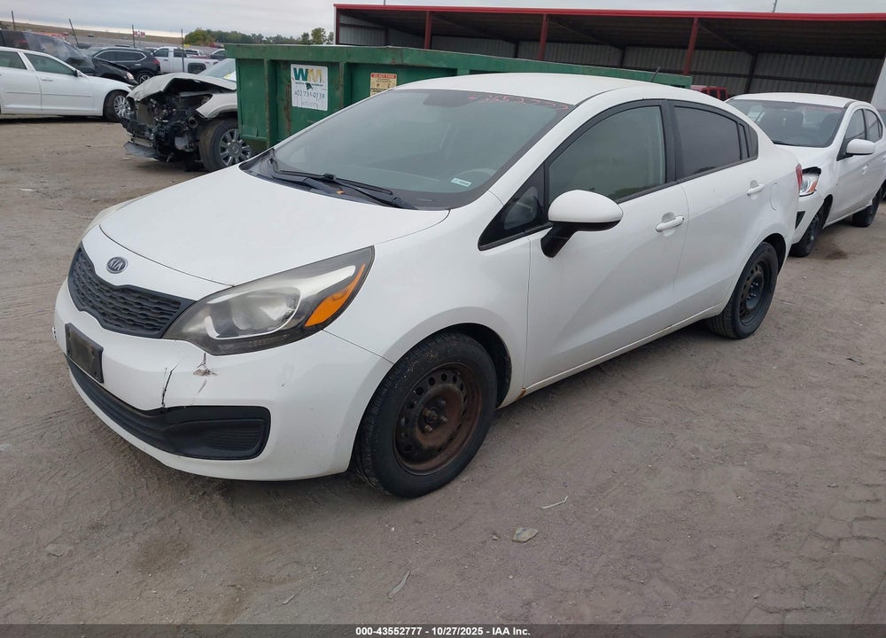 2013 KIA RIO LX VIN: KNADM4A37D6127074