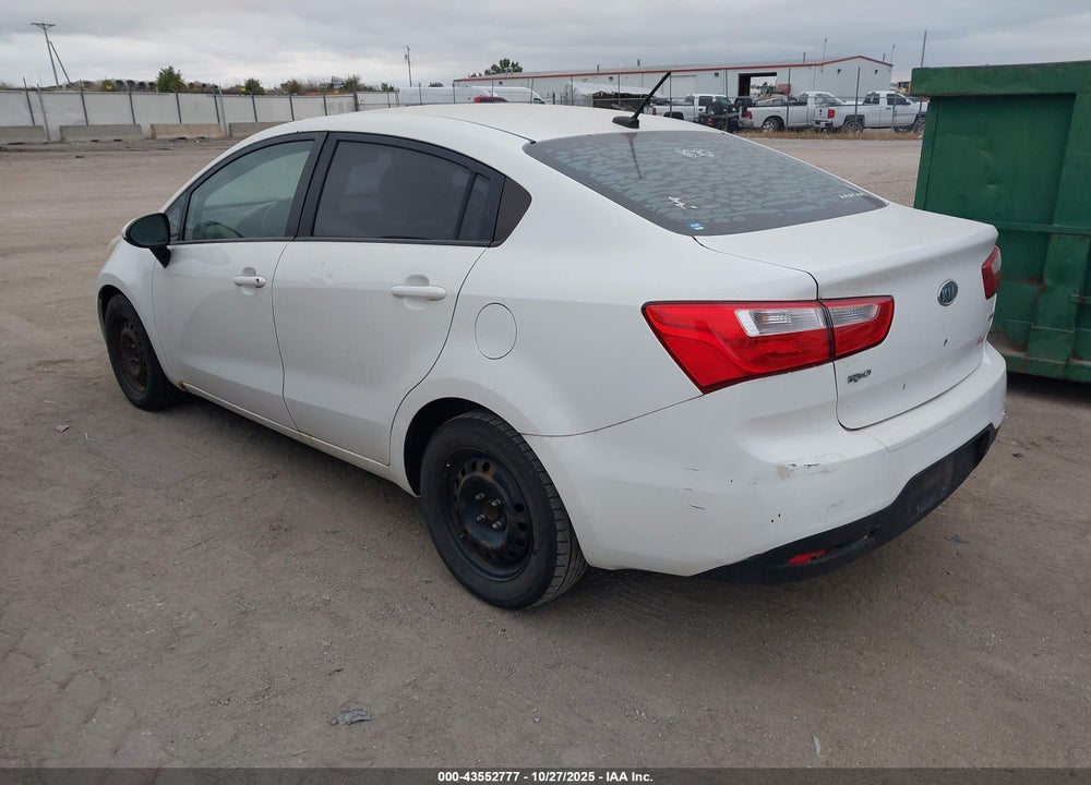 2013 KIA RIO LX VIN: KNADM4A37D6127074