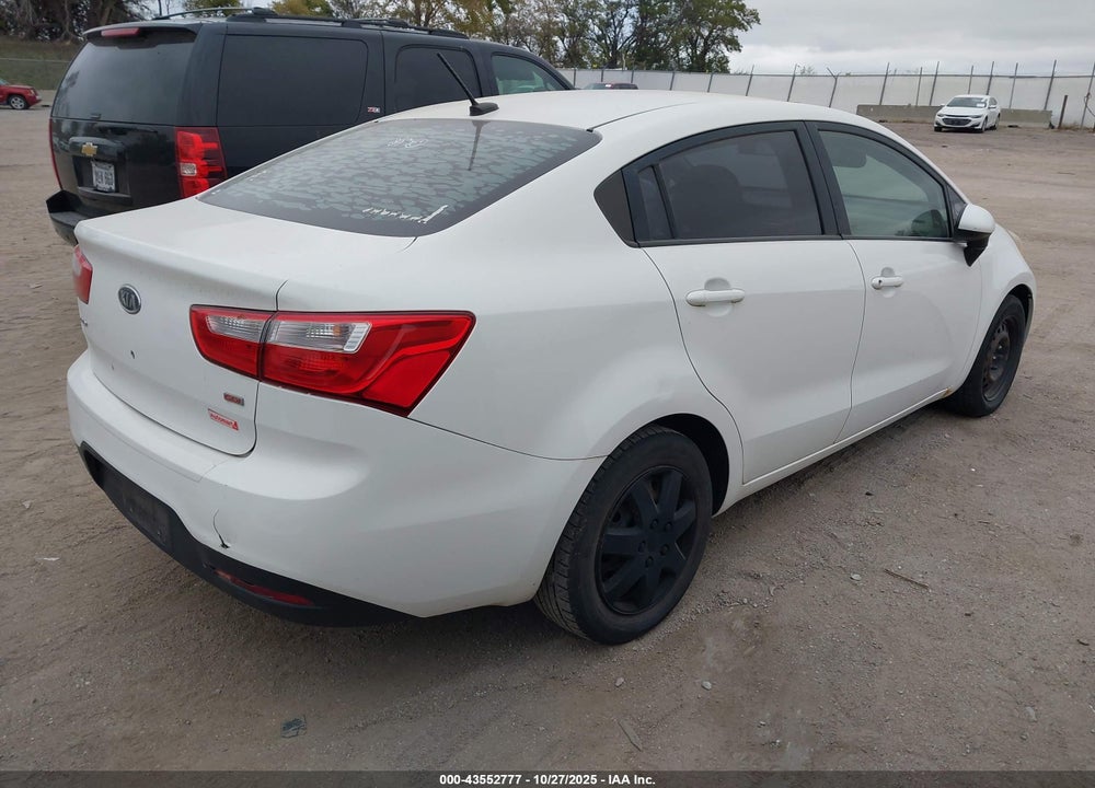 2013 KIA RIO LX VIN: KNADM4A37D6127074