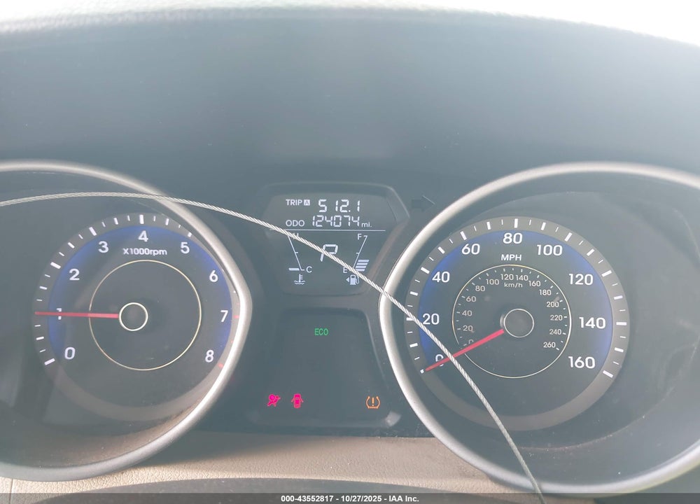 2012 HYUNDAI ELANTRA VIN: KMHDH4AE9CU442960