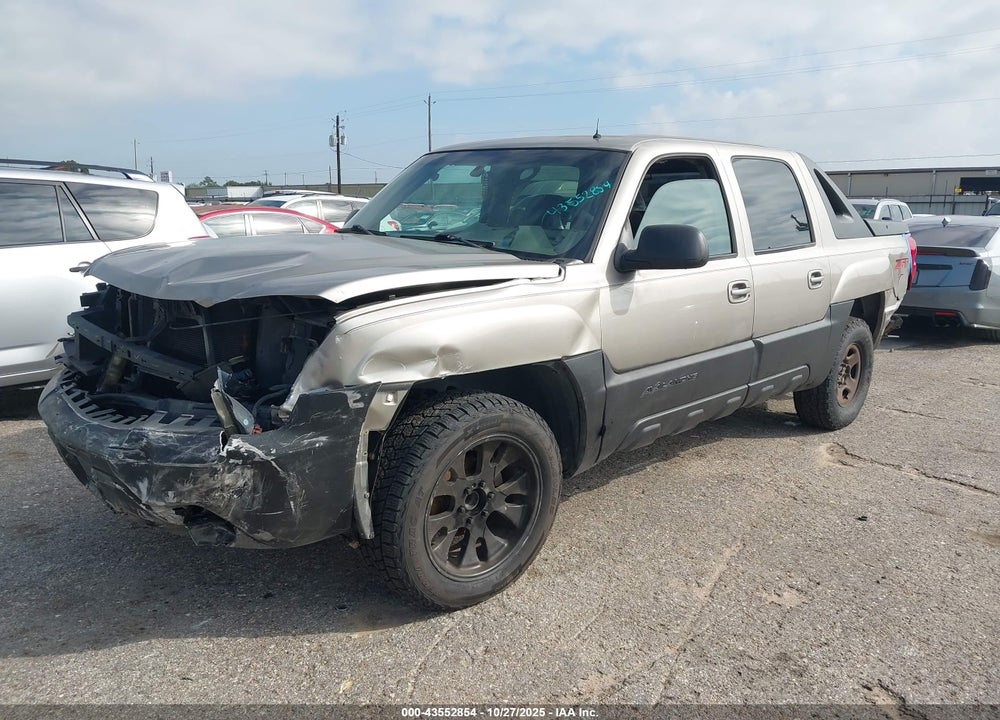 2002 CHEVROLET AVALANCHE 1500 VIN: 3GNEC13T22G216530