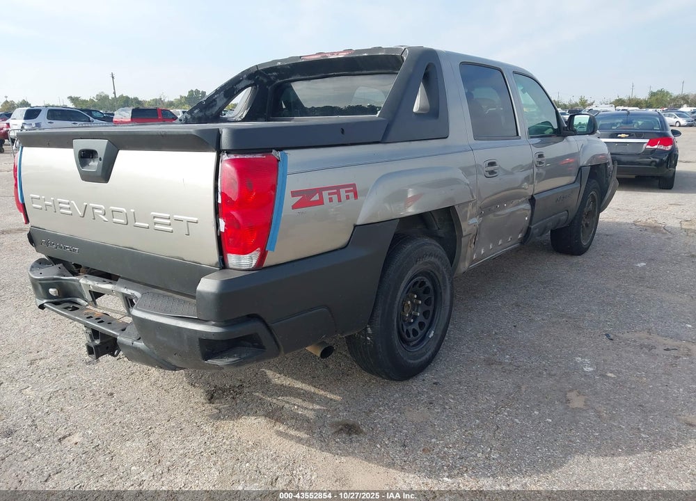 2002 CHEVROLET AVALANCHE 1500 VIN: 3GNEC13T22G216530