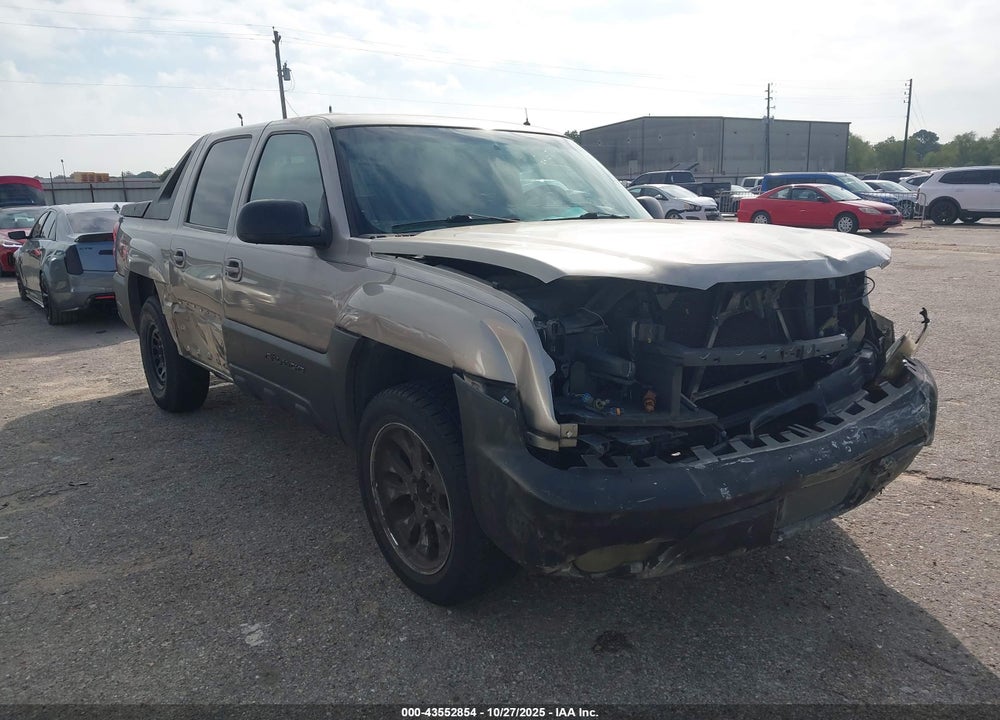 2002 CHEVROLET AVALANCHE 1500 VIN: 3GNEC13T22G216530