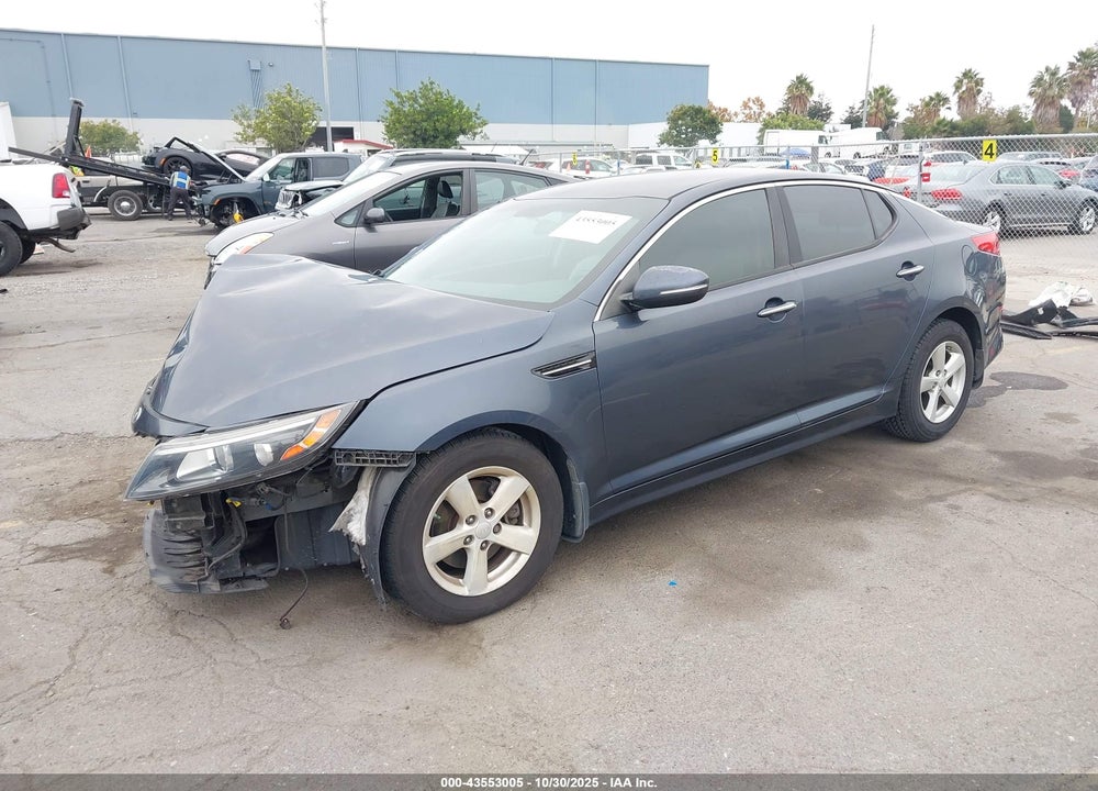 2015 KIA OPTIMA LX VIN: KNAGM4A70F5541838