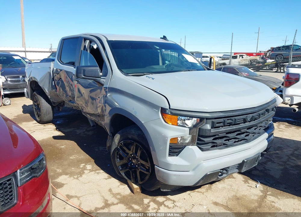 2024 CHEVROLET SILVERADO 1500 4WD SHORT BED CUSTOM VIN: 3GCPDBEK5RG428356