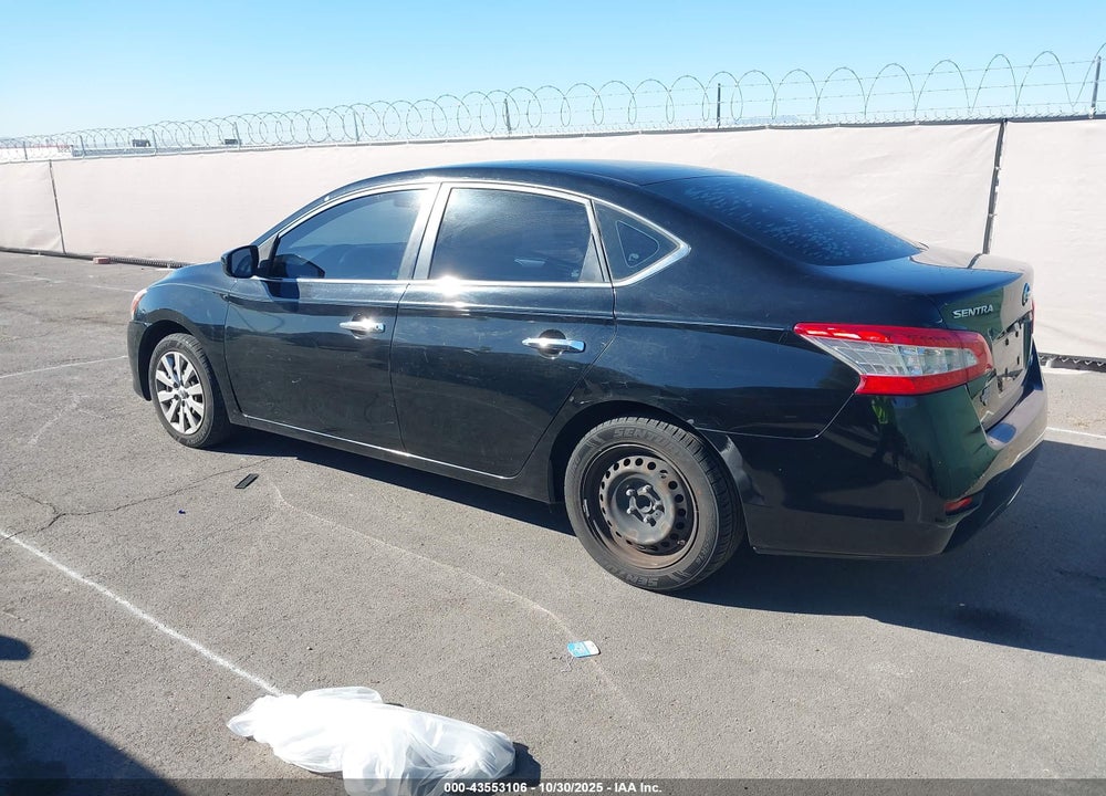 2013 NISSAN SENTRA SV VIN: 1N4AB7APXDN903936