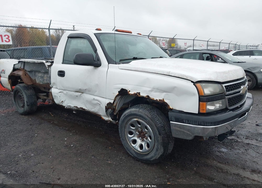 2006 CHEVROLET SILVERADO 1500 VIN: 3GCEK14V56G223893