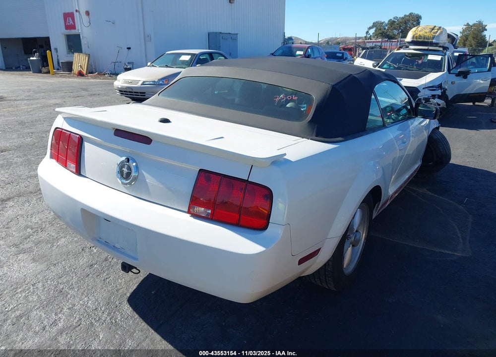 2008 FORD MUSTANG V6 DELUXE/V6 PREMIUM VIN: 1ZVHT84N985117506