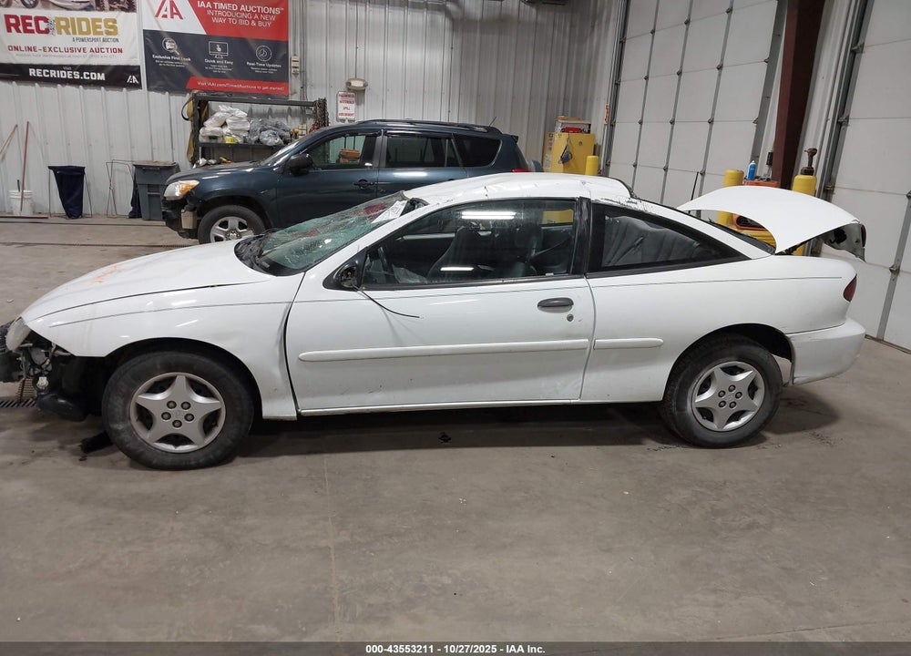 2002 CHEVROLET CAVALIER VIN: 1G1JC124927256559