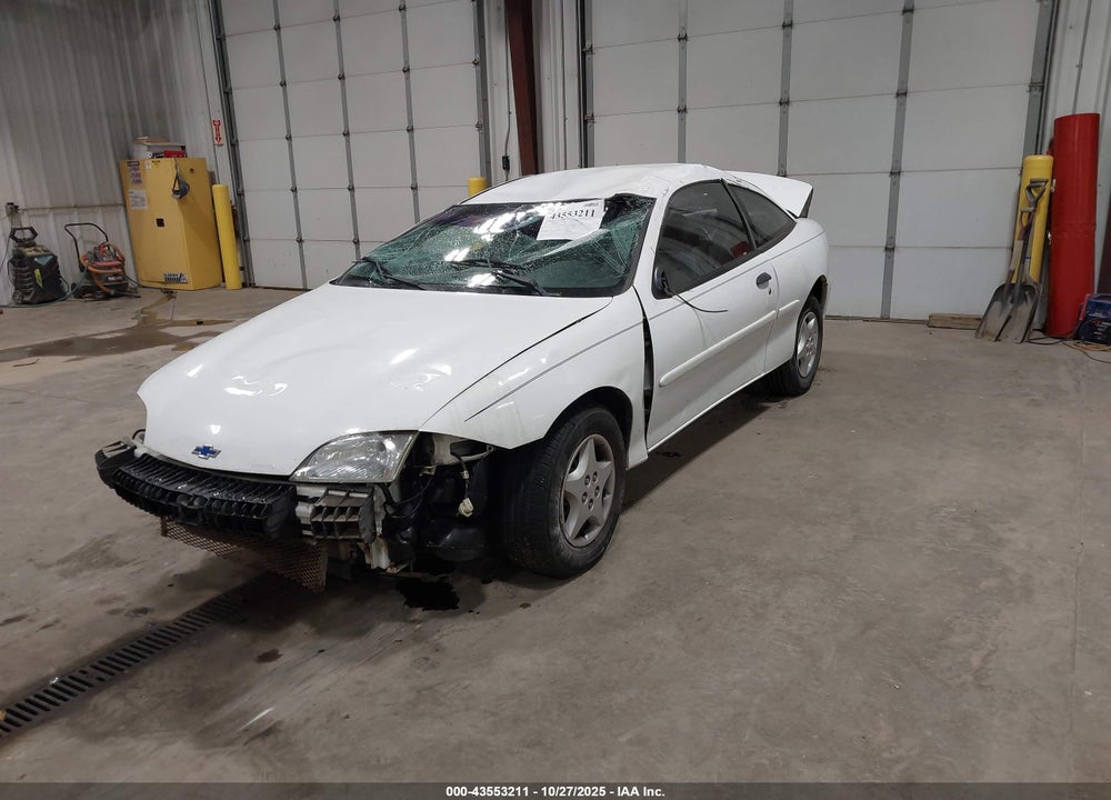 2002 CHEVROLET CAVALIER VIN: 1G1JC124927256559