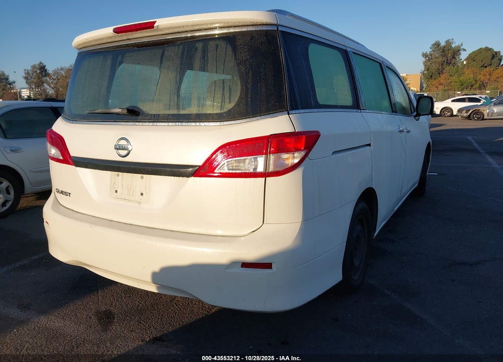 2015 NISSAN QUEST S VIN: JN8AE2KP4F9121117