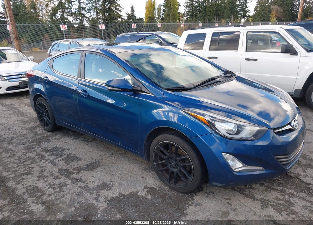 2015 HYUNDAI ELANTRA SPORT VIN: KMHDH4AH6FU227387