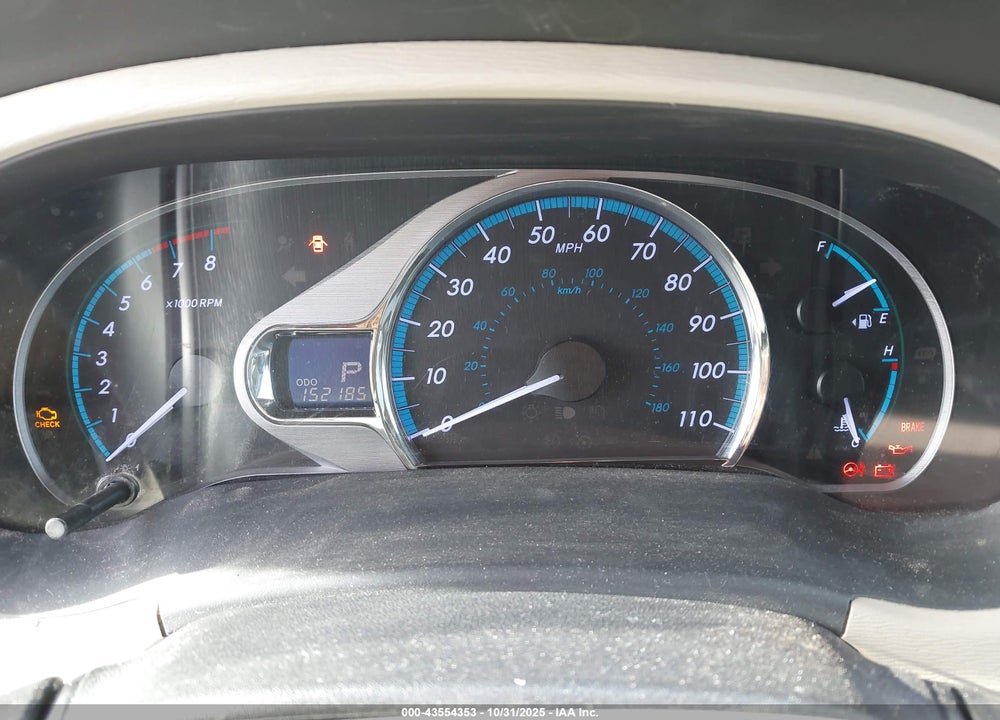 2011 TOYOTA SIENNA XLE VIN: 5TDDK3DC7BS005844