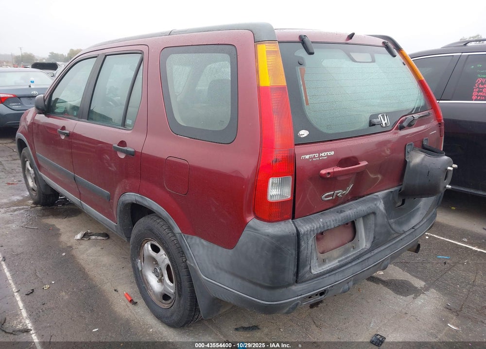 2004 HONDA CR-V LX VIN: SHSRD68484U208097