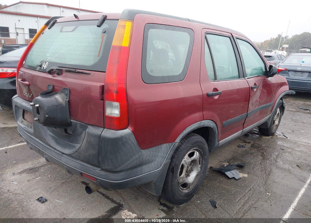 2004 HONDA CR-V LX VIN: SHSRD68484U208097