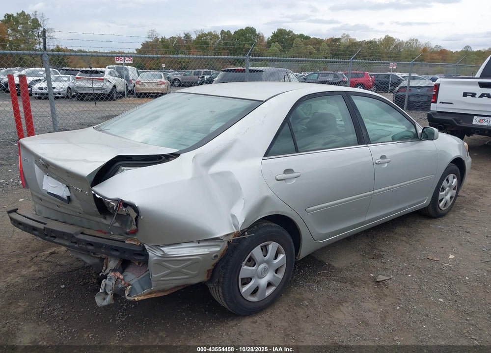2002 TOYOTA CAMRY LE VIN: 4T1BE32K22U573581