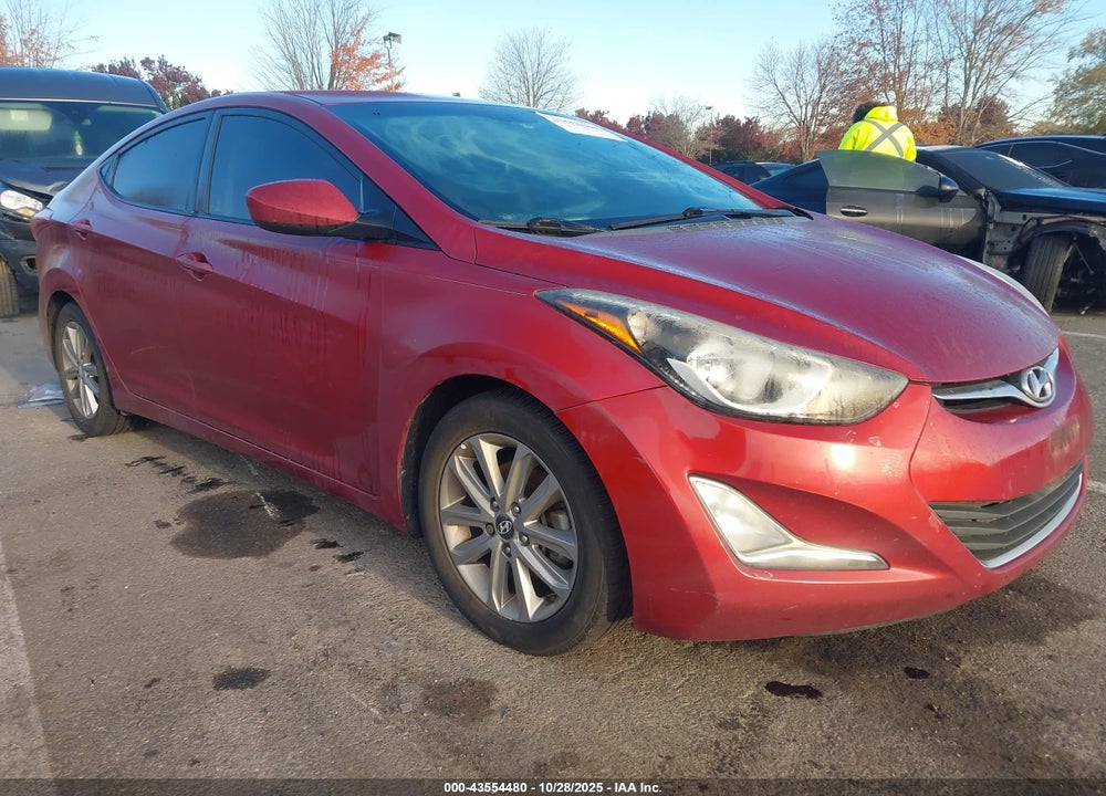 2016 HYUNDAI ELANTRA SE VIN: 5NPDH4AE4GH657120