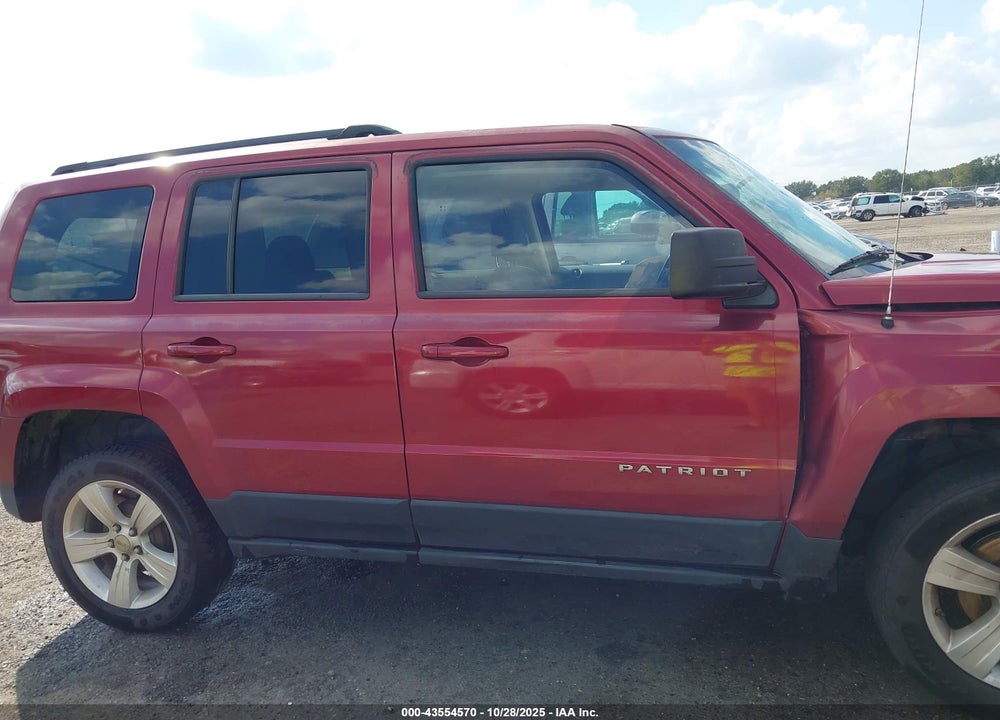2012 JEEP PATRIOT LATITUDE VIN: 1C4NJPFB3CD685466