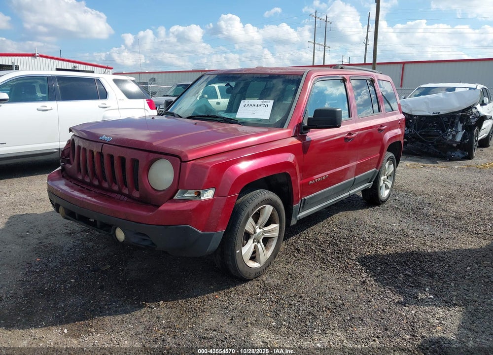 2012 JEEP PATRIOT LATITUDE VIN: 1C4NJPFB3CD685466