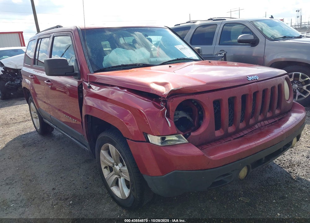 2012 JEEP PATRIOT LATITUDE VIN: 1C4NJPFB3CD685466