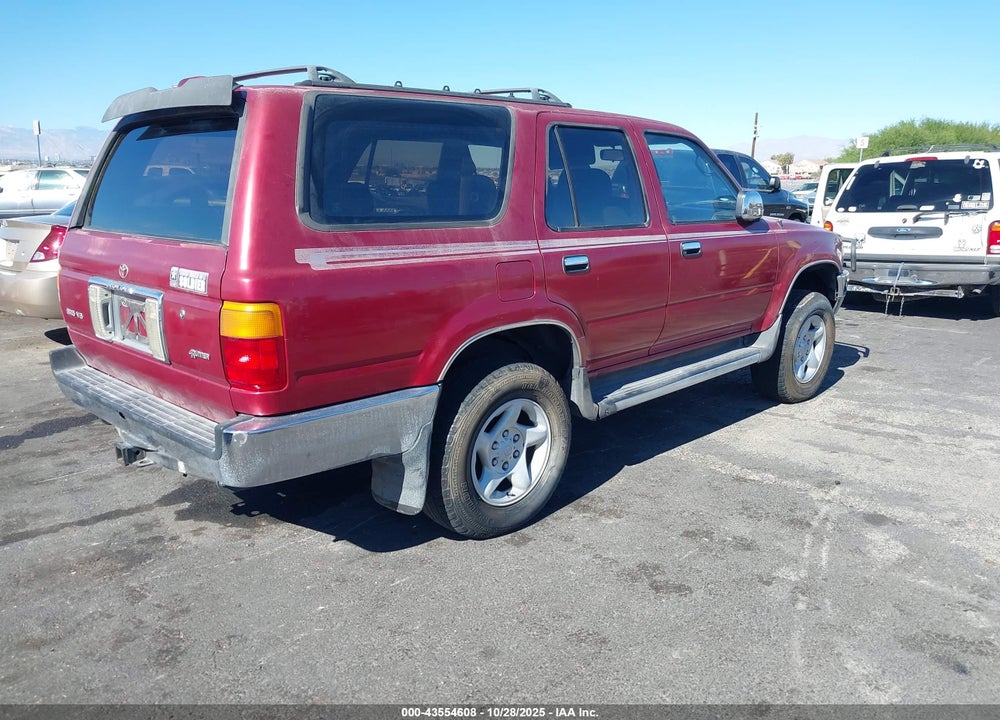 1995 TOYOTA 4RUNNER VN29 SR5 VIN: JT3VN29V1S0048308