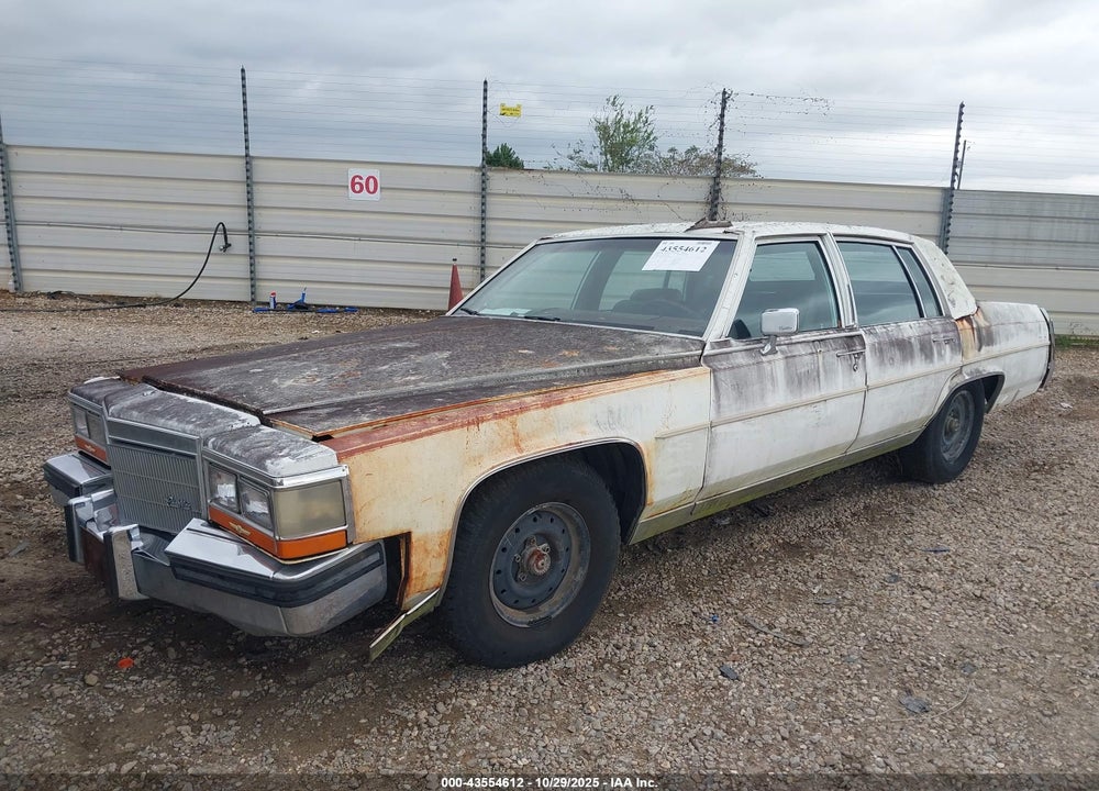1986 CADILLAC FLEETWOOD BROUGHAM VIN: 1G6DW69Y9G9745463