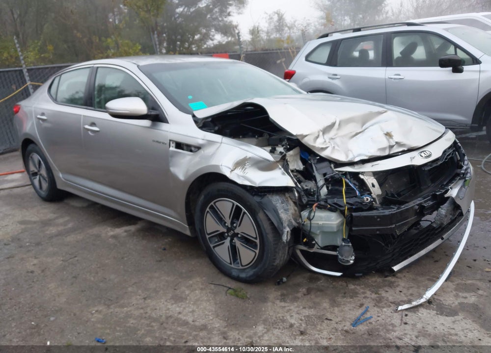 2013 KIA OPTIMA HYBRID LX VIN: KNAGM4AD8D5053854