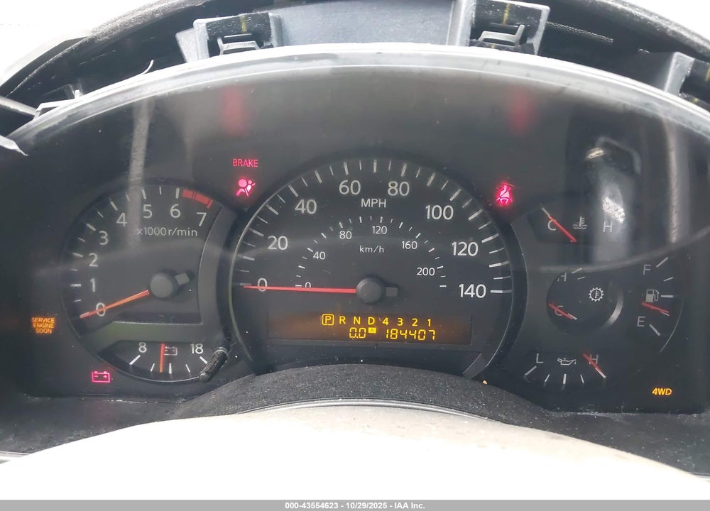 2005 NISSAN ARMADA LE VIN: 5N1AA08B05N702526