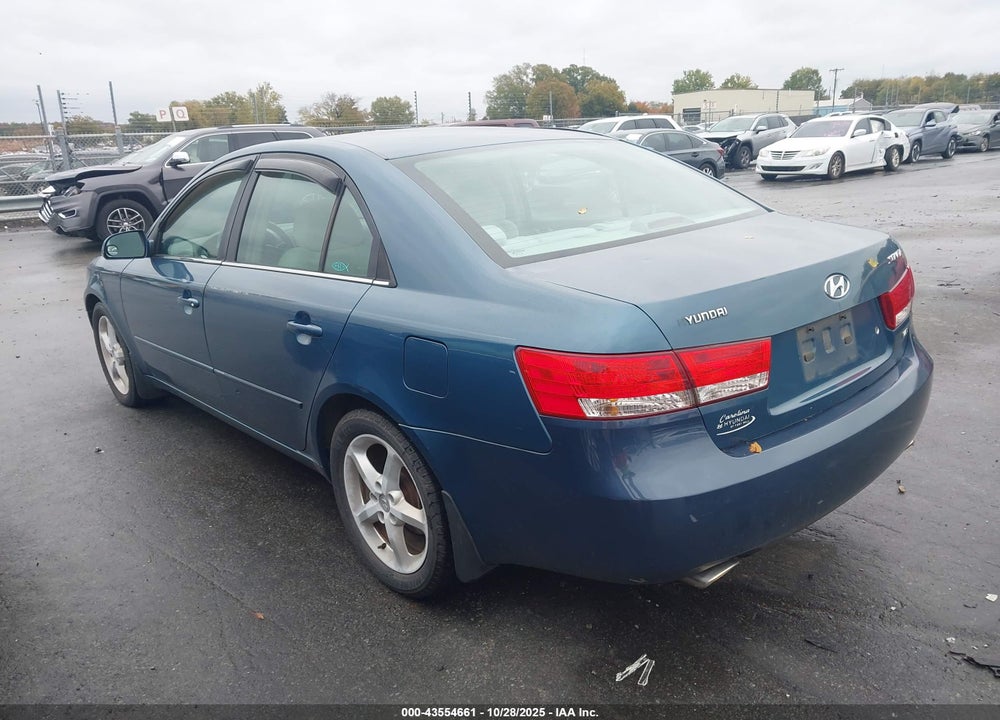 2007 HYUNDAI SONATA LIMITED/SE V6 VIN: 5NPEU46F37H186126