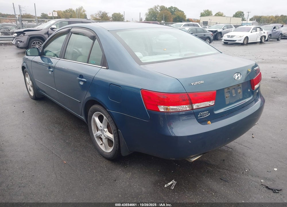 2007 HYUNDAI SONATA LIMITED/SE V6 VIN: 5NPEU46F37H186126