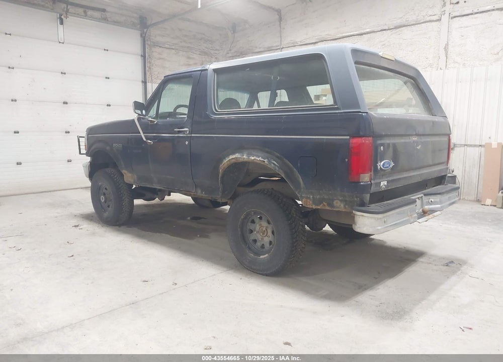 1995 FORD BRONCO U100 VIN: 1FMEU15N4SLB56530