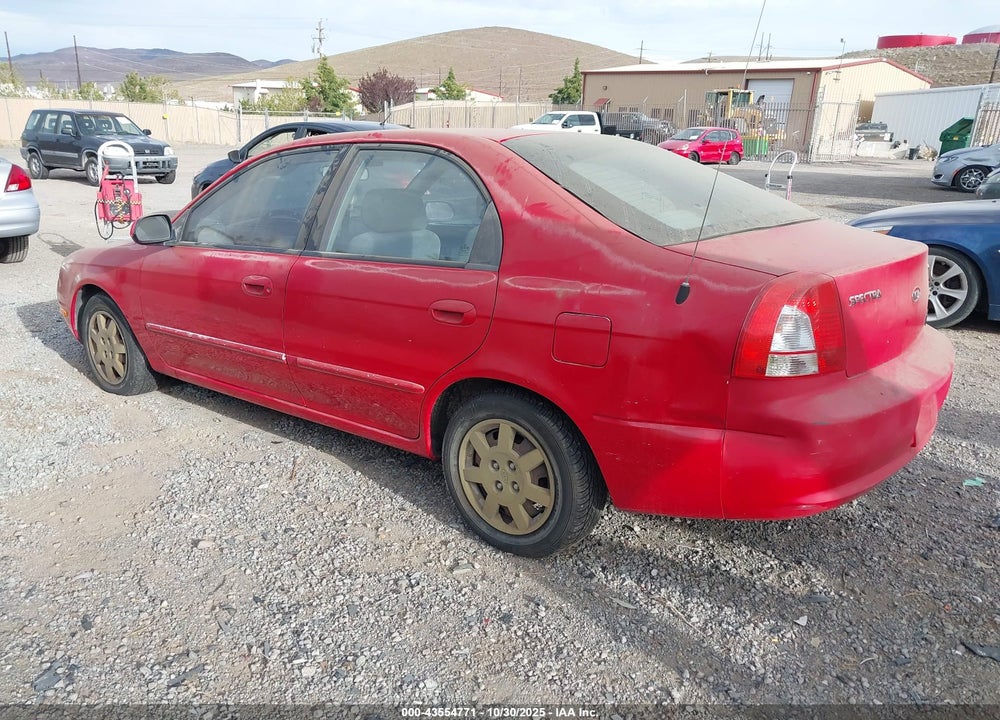 2002 KIA SPECTRA GS/GSX VIN: KNAFB161425084613