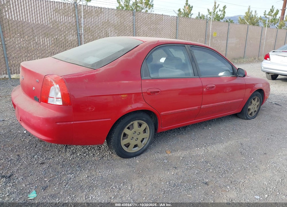 2002 KIA SPECTRA GS/GSX VIN: KNAFB161425084613