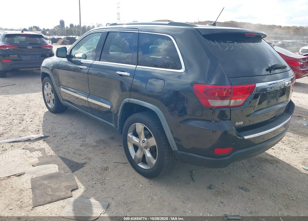 2011 JEEP GRAND CHEROKEE OVERLAND VIN: 1J4RS6GG4BC646564