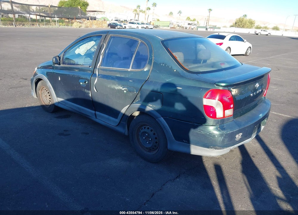 2000 TOYOTA ECHO VIN: JTDBT1231Y0071040