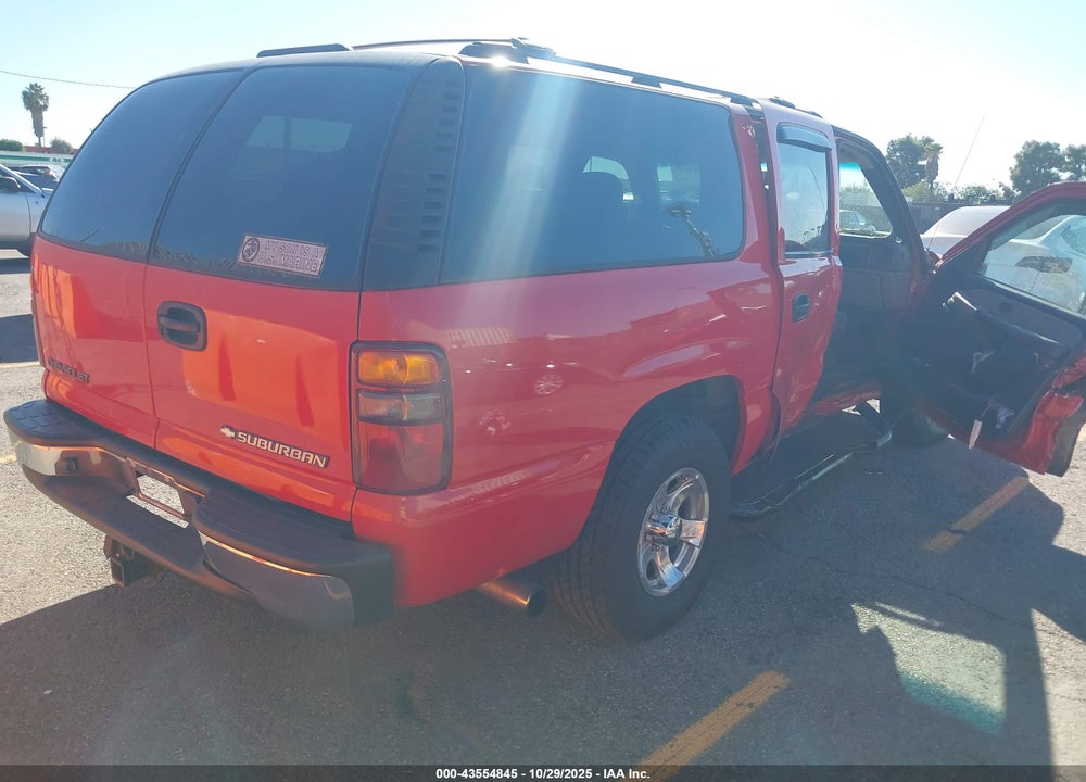 2002 CHEVROLET SUBURBAN 1500 LS VIN: 1GNEC16T12J264336