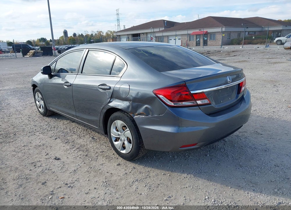 2013 HONDA CIVIC LX VIN: 19XFB2F56DE100247