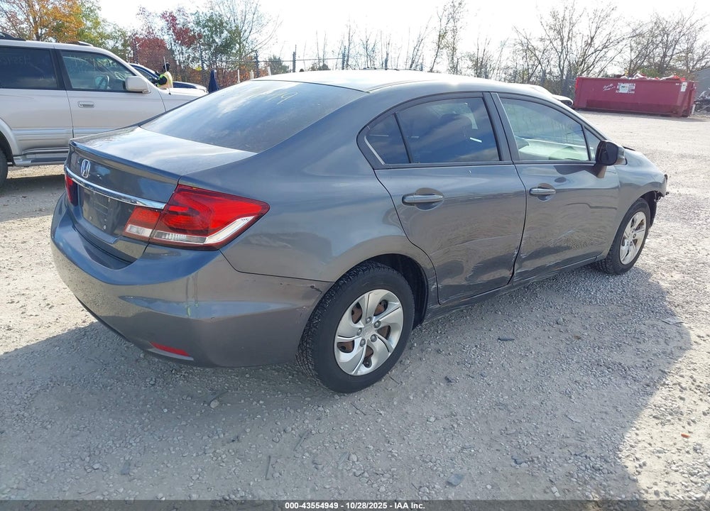 2013 HONDA CIVIC LX VIN: 19XFB2F56DE100247