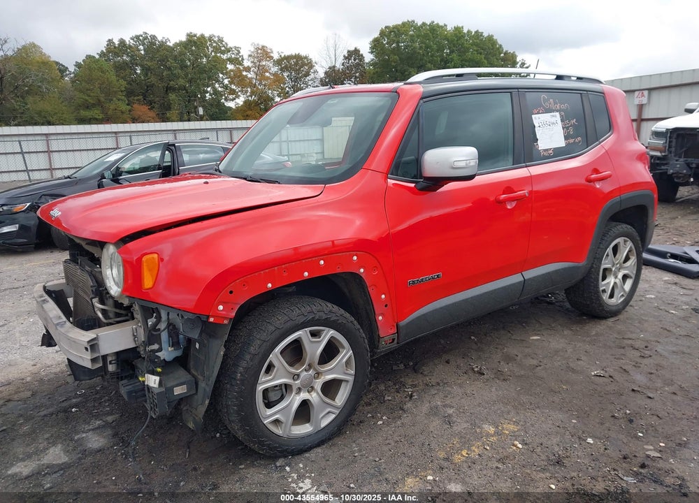 2018 JEEP RENEGADE LIMITED 4X4 VIN: ZACCJBDB0JPH99792